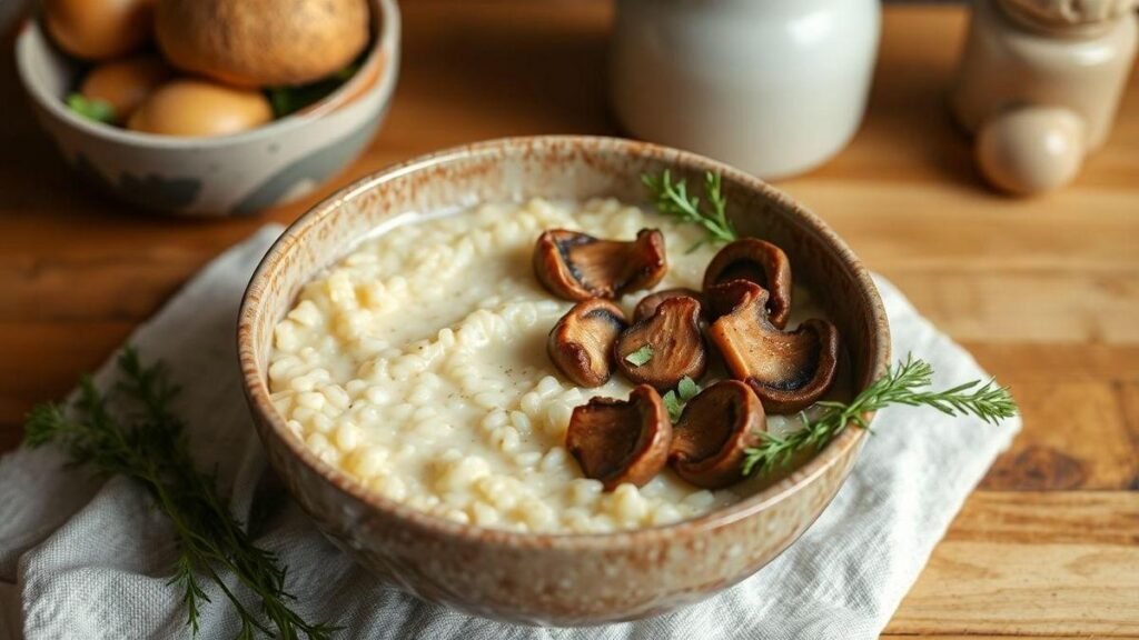 risoto-de-funghi-cremoso-pronto-em--minutos-com-ingredientes-simples-e-sabor-incrivel